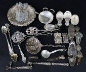 SILVER. ASSORTED GROUPING OF S