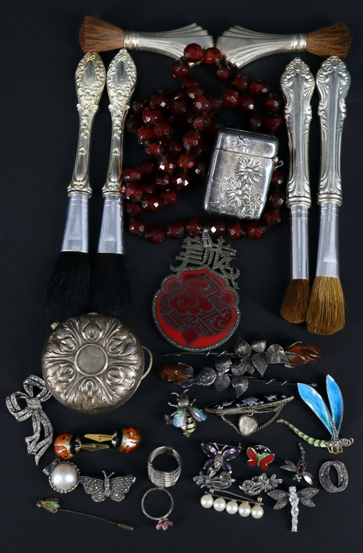 SILVER. ASSORTED GROUPING OF