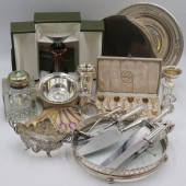 SILVER. ASSORTED GROUPING OF S