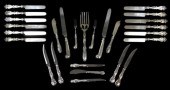 SILVER: ASSORTED KNIVES AND FO