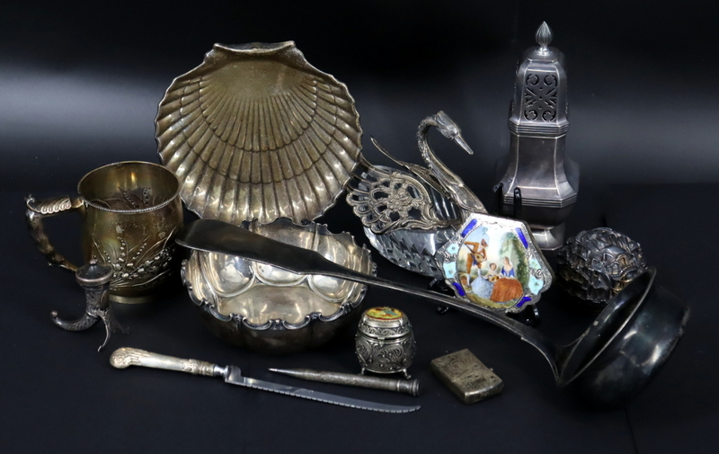 SILVER. ASSORTED SILVER AND