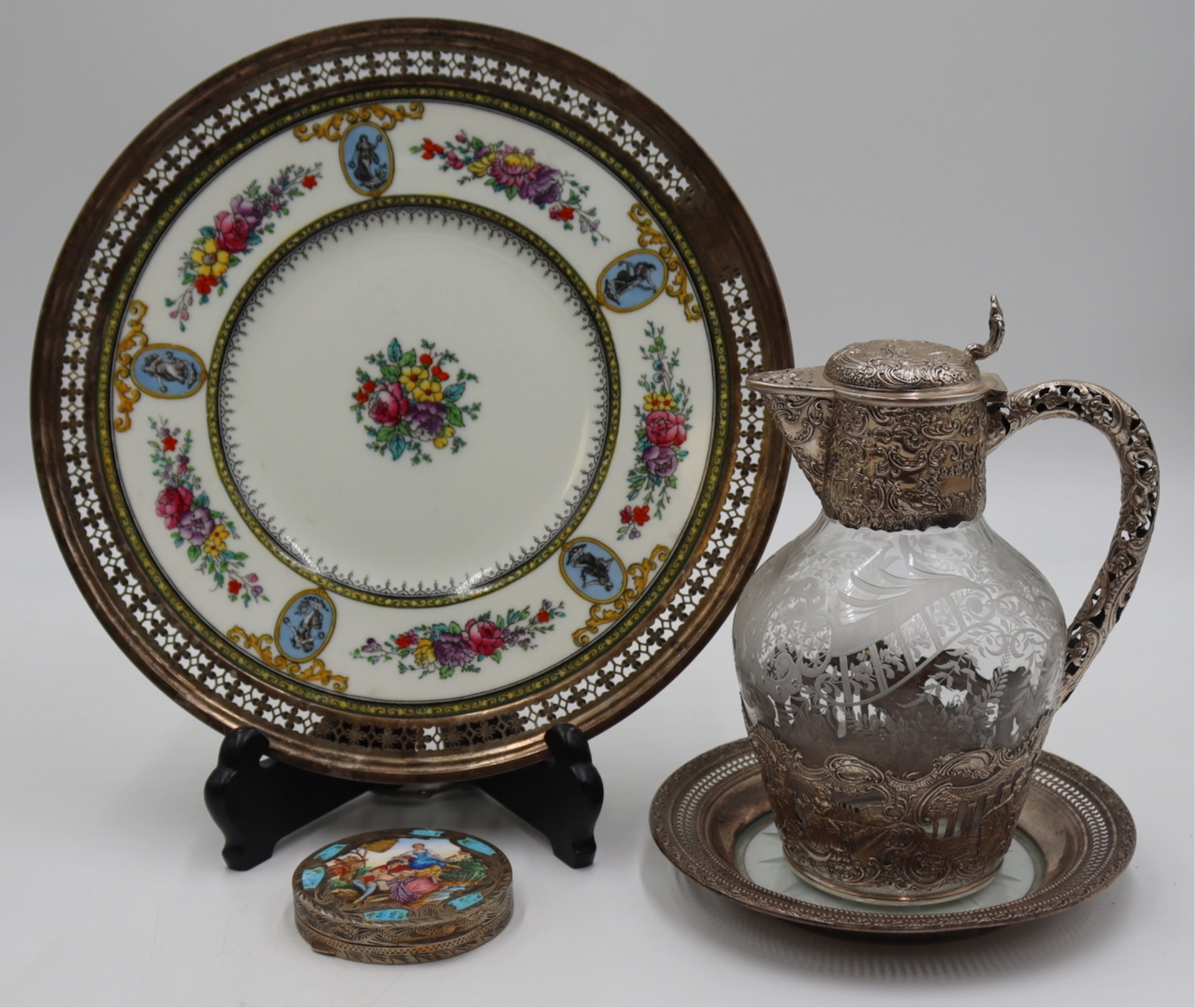SILVER. ASSORTED SILVER HOLLOW WARE