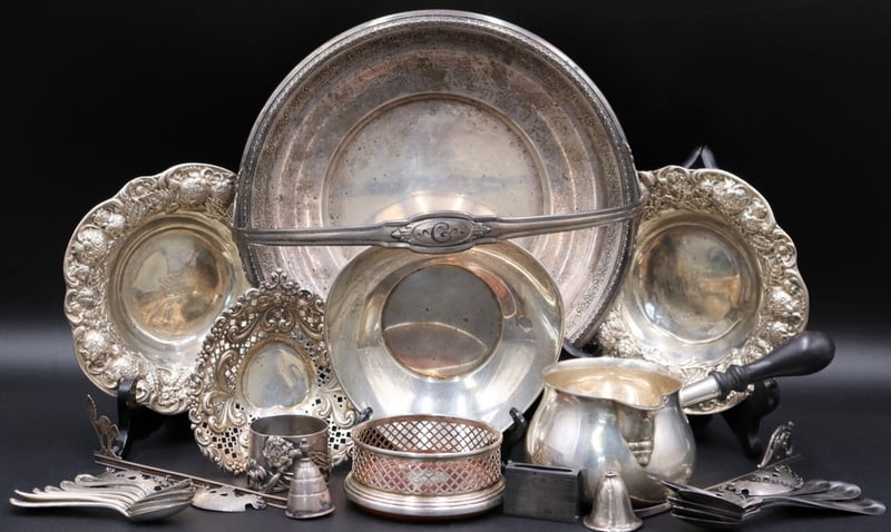 SILVER. ASSORTED STERLING,