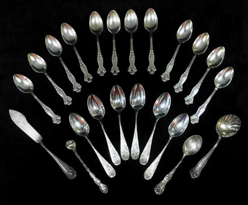 SILVER: ASSORTED STERLING FLATWARE,