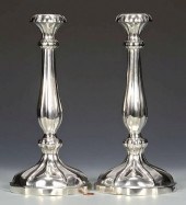 SILVER CANDLESTICKS, MEMPHIS M