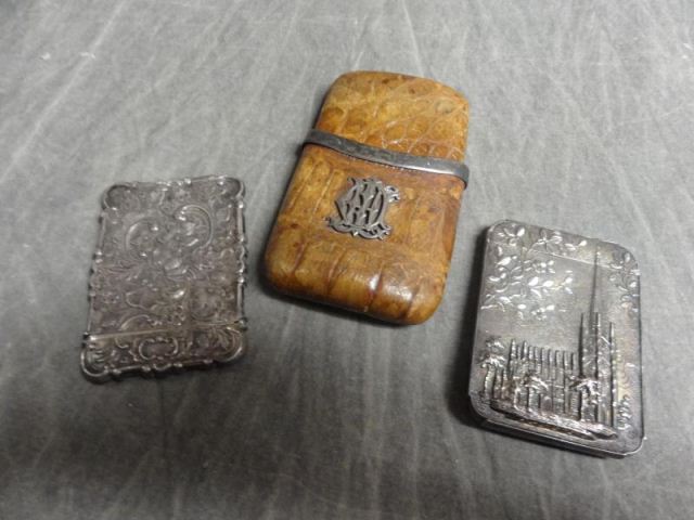 Silver Card Case Lot.Includes a
