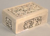 SILVER CHINESE CRICKET BOX, HT