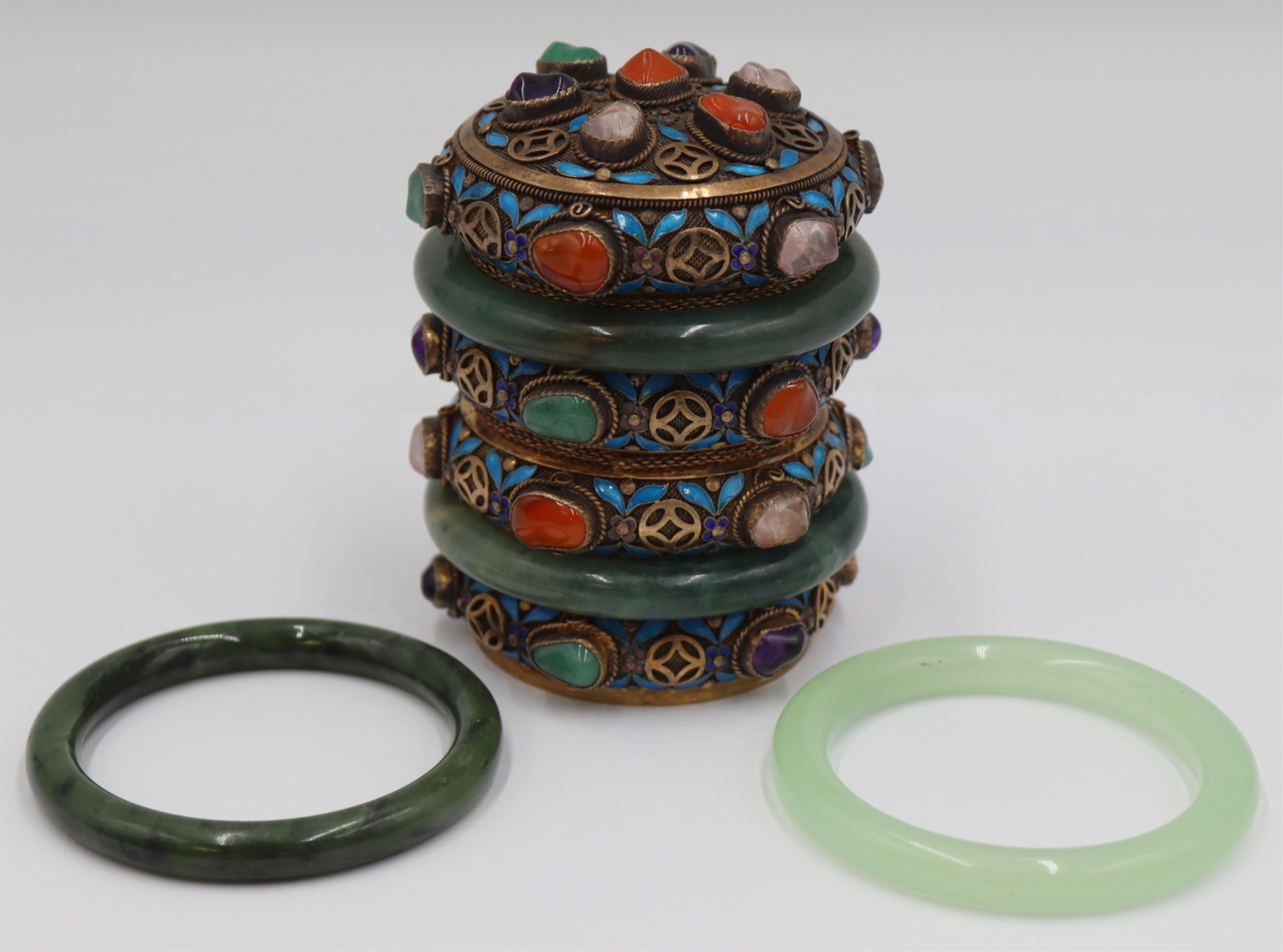 SILVER. CHINESE SILVER & JADE