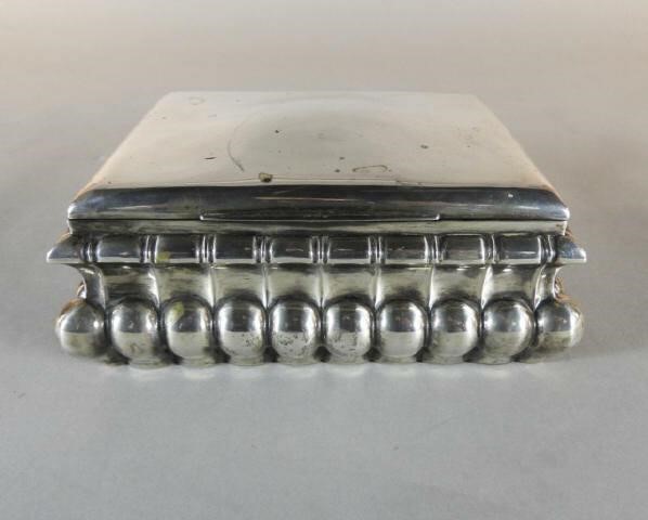 SILVER CIGAR BOX, AUSTRIA, 1936A