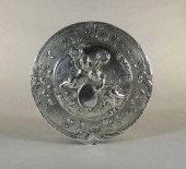 SILVER CIRCULAR CASKET, GERMAN