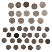 SILVER COIN LOT MORGAN PEACE L