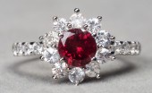 SILVER COLOR CHANGE GARNET & W