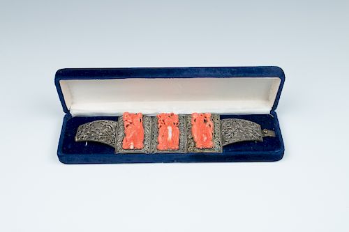 SILVER & CORAL 'DAOIST IMMORTAL'