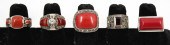 SILVER, CORAL, GARNET, AGATE &