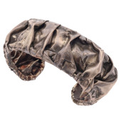 SILVER CUFF BRACELET, HUGH ACT