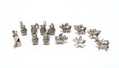 SILVER CUFFLINKS, ANIMAL- & NO