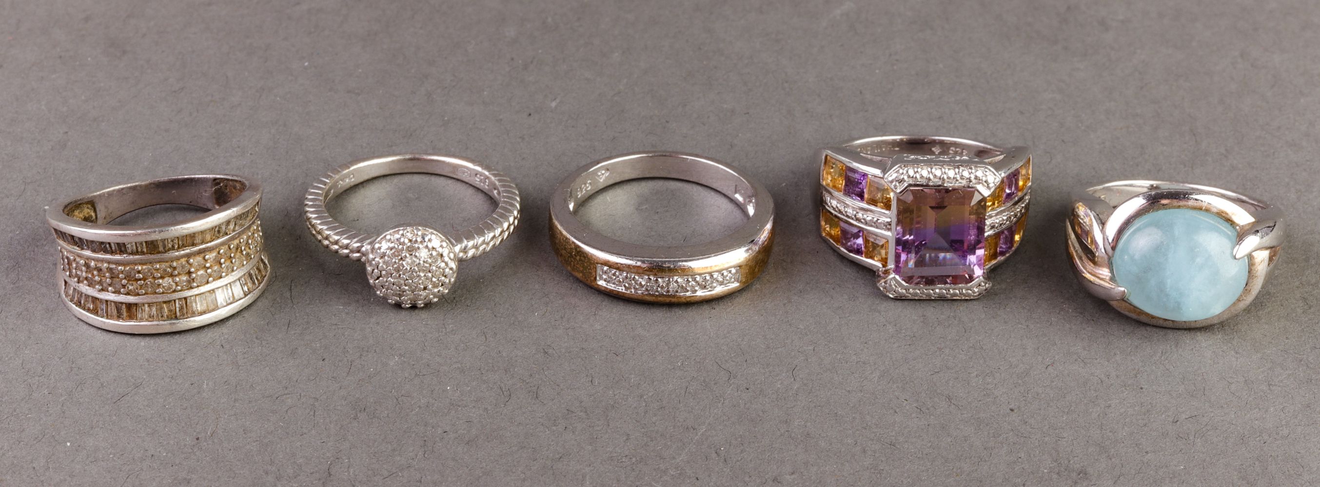 SILVER, DIAMOND, AMETRINE & JADE