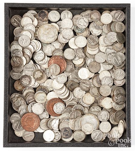SILVER DIMES, 25.9 OZT,