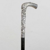 SILVER DRESS CANECa. 1890- An