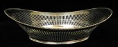 SILVER: DUTCH RETICULATED OVAL