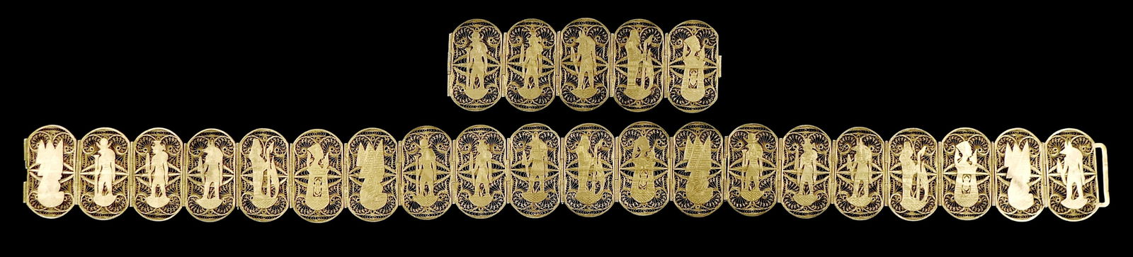 SILVER: EGYPTIAN GILT SILVER