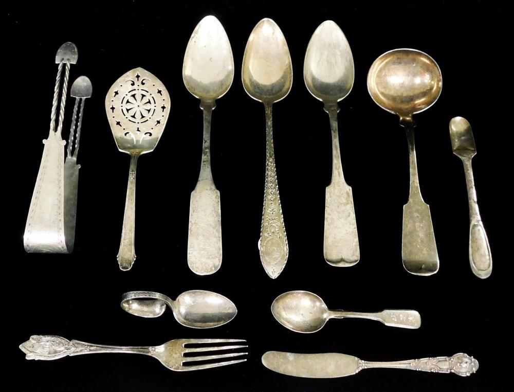SILVER: ELEVEN PIECES OF MISC.