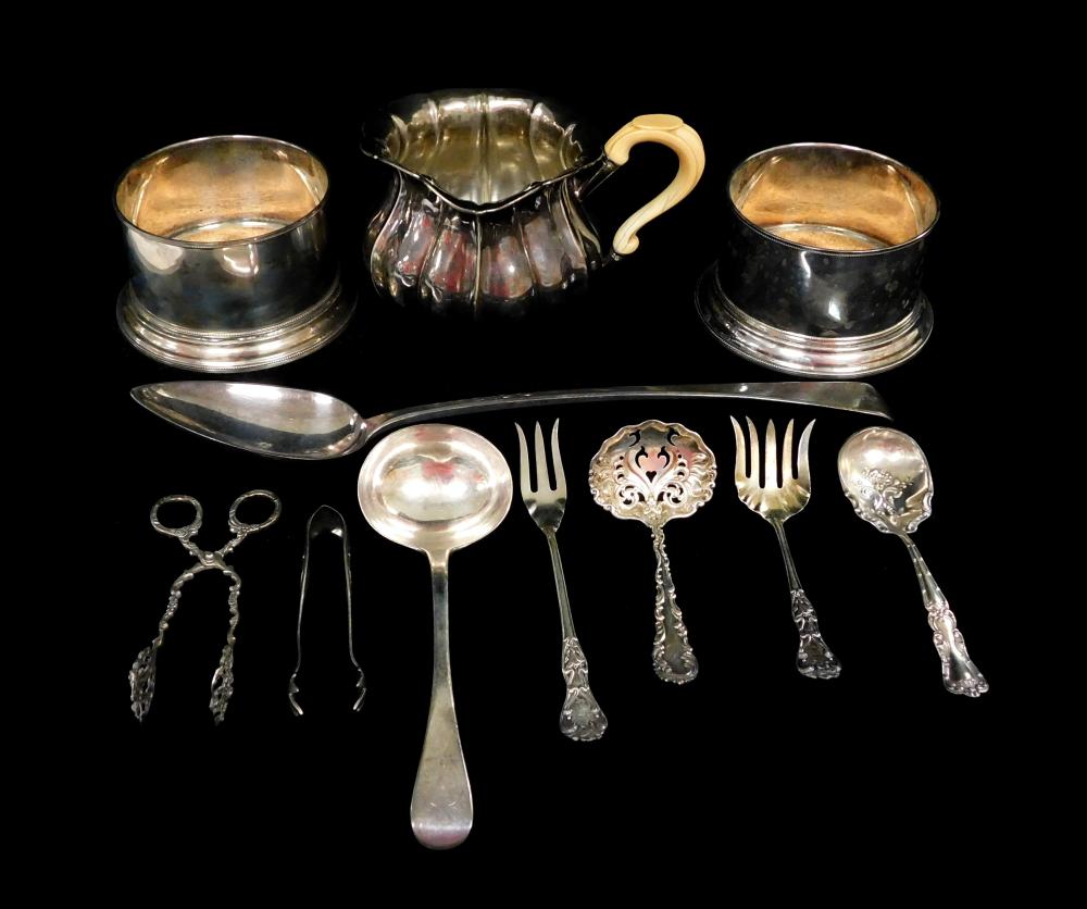 SILVER: ELEVEN PIECES OF STERLING