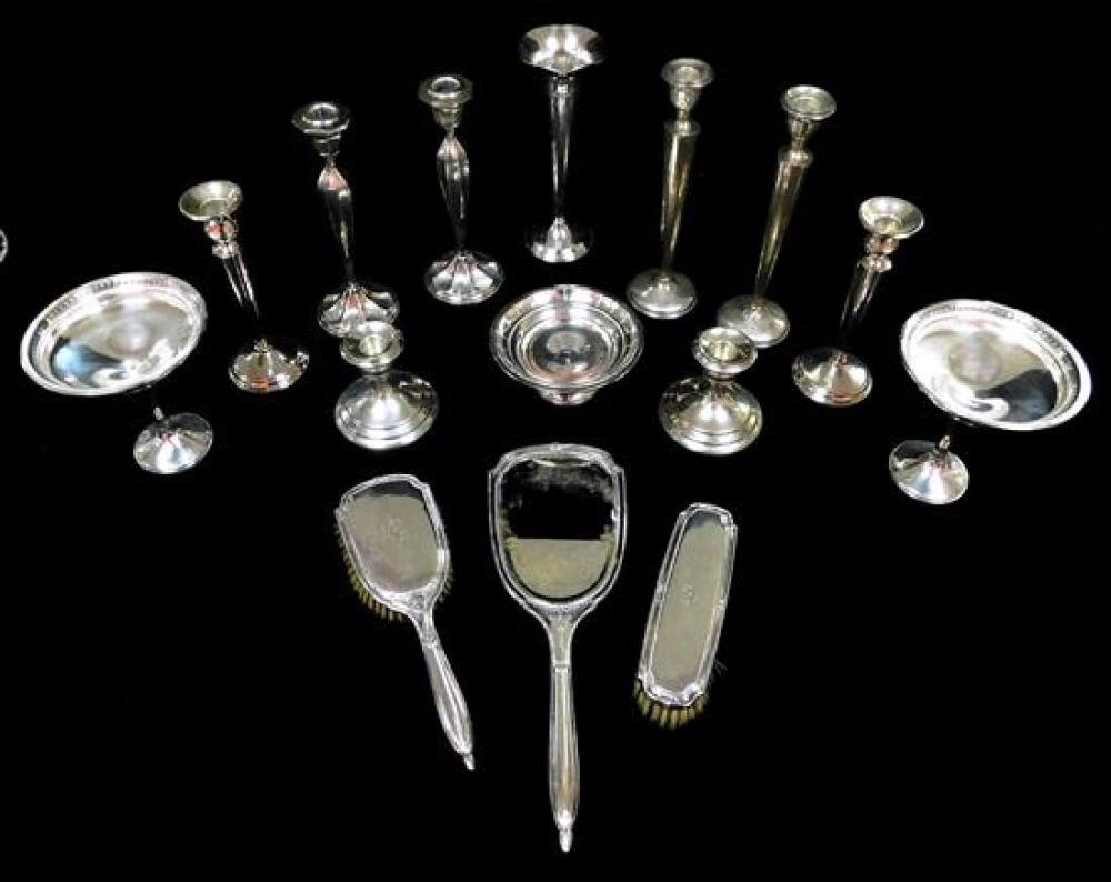 SILVER: FIFTEEN STERLING PIECES,