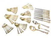 SILVER  fifty-seven pieces of