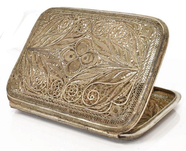 SILVER FILIGREE CIGARETTE