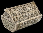 SILVER FILLAGREE EVENING PURSE