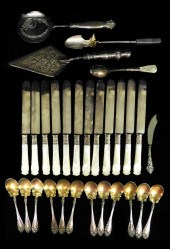 SILVER: FIVE ASSORTED SERVING