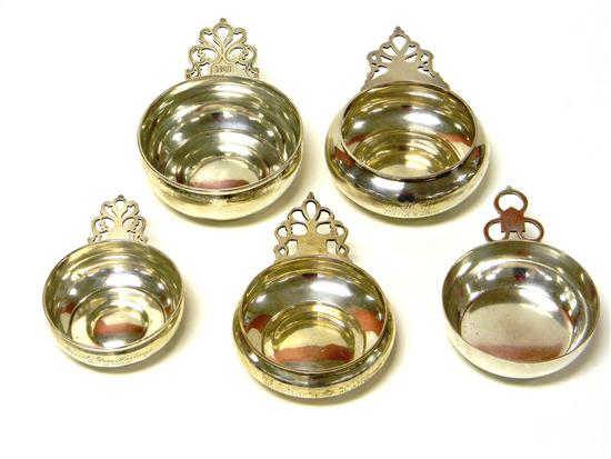 SILVER: Five different sterling