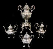 SILVER: FIVE PIECE TEA SERVICE
