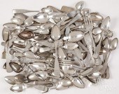 SILVER FLATWARE, MOSTLY COINSi