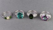 SILVER, FLUORITE, PERIDOT, TOP