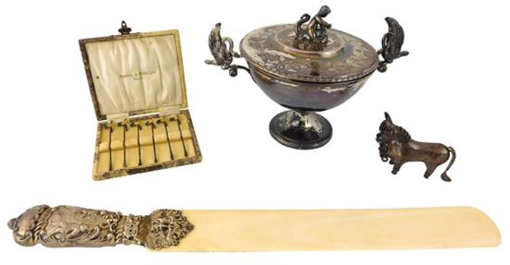 SILVER: FOUR ASSORTED TESTED SILVER
