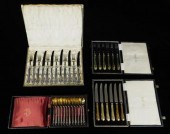 SILVER: FOUR BOXED SETS OF SIL