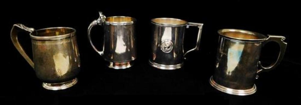 SILVER: FOUR GORHAM CUPS,