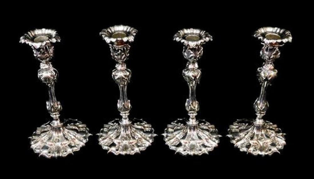 SILVER: FOUR ORNATE ELKINGTON &