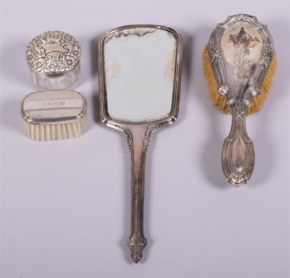 SILVER FOUR-PIECE ASSEMBLED DRESSER