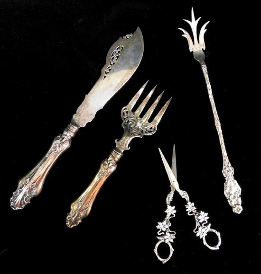 SILVER: FOUR PIECES OF
