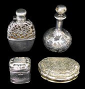 SILVER: FOUR SILVER CONTAINERS