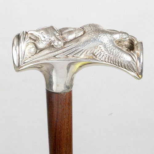 SILVER FOX DRESS CANE20th