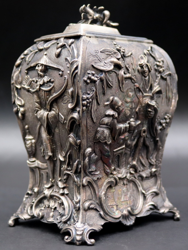 SILVER. GEORGE III CHINOISERIE