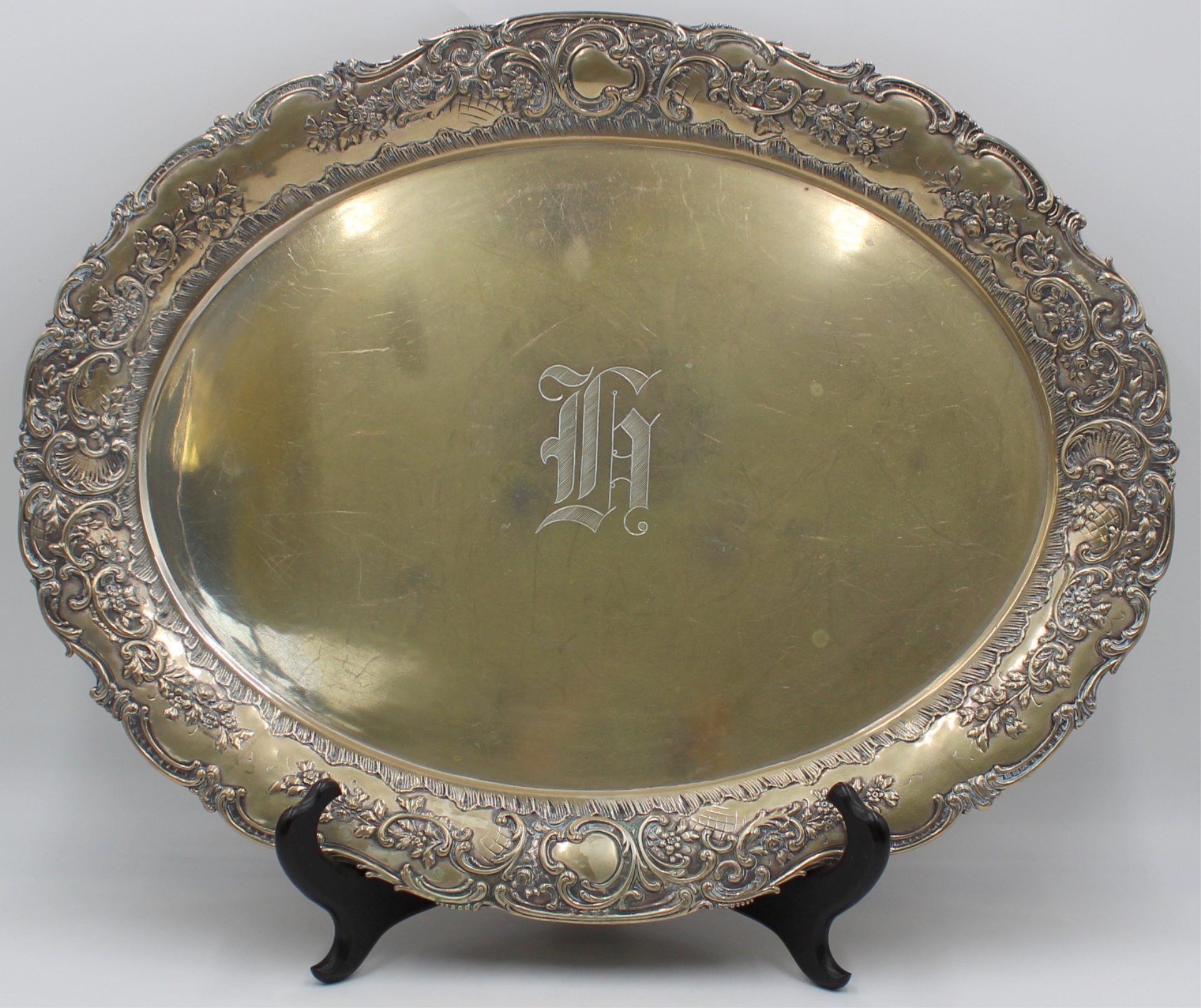SILVER. GERMAN .800 SILVER REPOUSSE