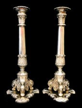 SILVER: GERMAN CANDLESTICKS, R