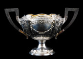 SILVER: GERMAN REPOUSSE FOOTED