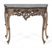 SILVER-GILT AND MARBLE-TOP PIE