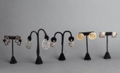 SILVER & GOLD TONE EARRING GRO